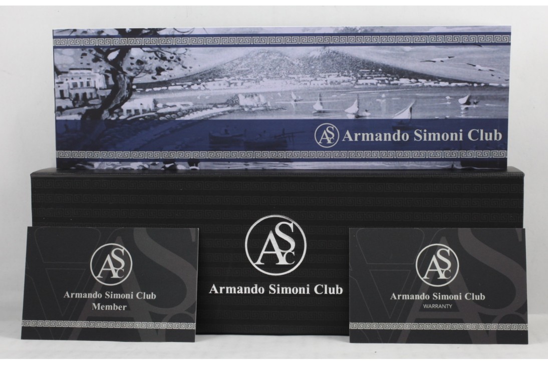 Armando Simoni Club Ogiva Extra Blue Saffron Magic Flex Nib Fountain Pen