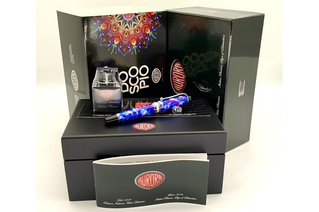 Aurora Limited Edition Caleidoscope Blue Fountain Pen