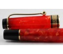 Aurora Optima Limited Edition Coral Red Fountain Pen