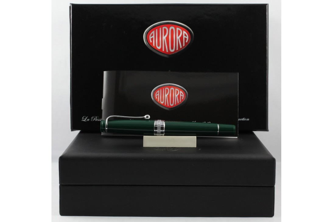Aurora Limited Edition Optima Green, Flexible Fine Nib Fountain Pen