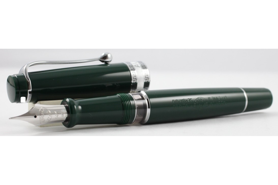 Aurora Limited Edition Optima Green, Flexible Fine Nib Fountain Pen
