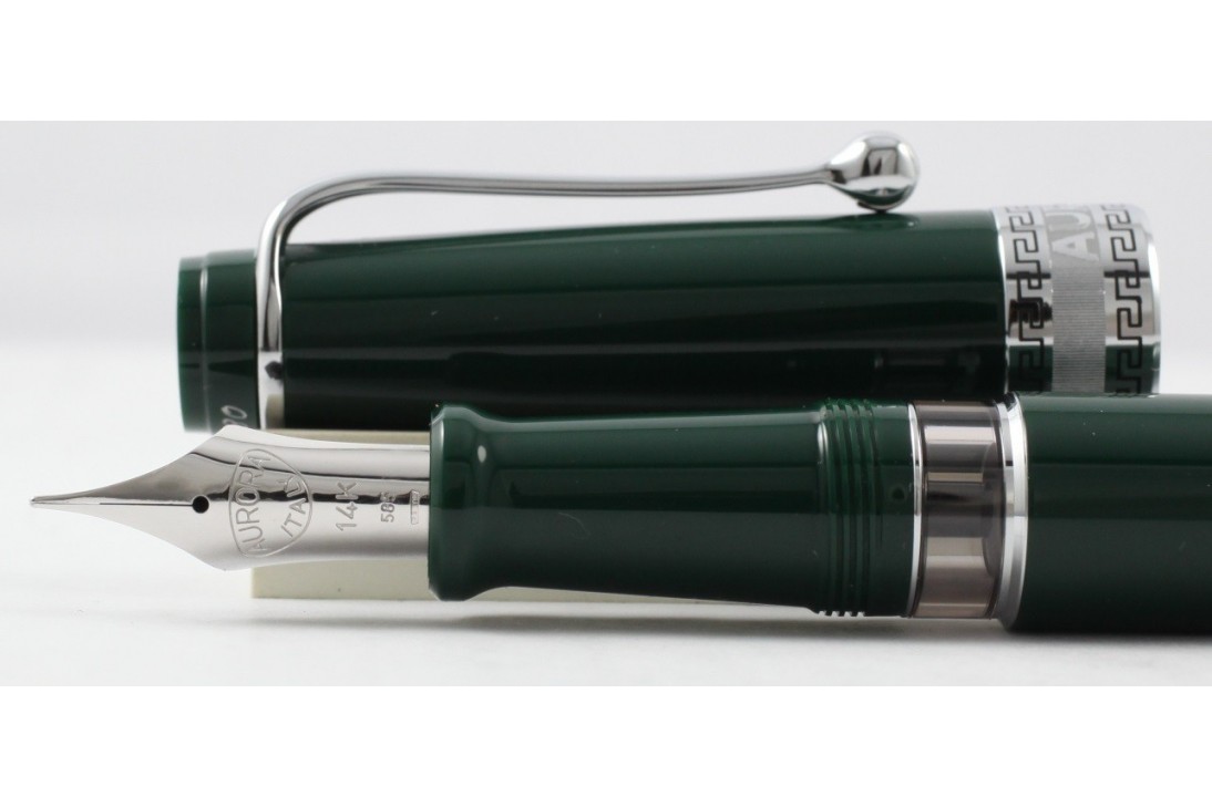 Aurora Limited Edition Optima Green, Flexible Fine Nib Fountain Pen