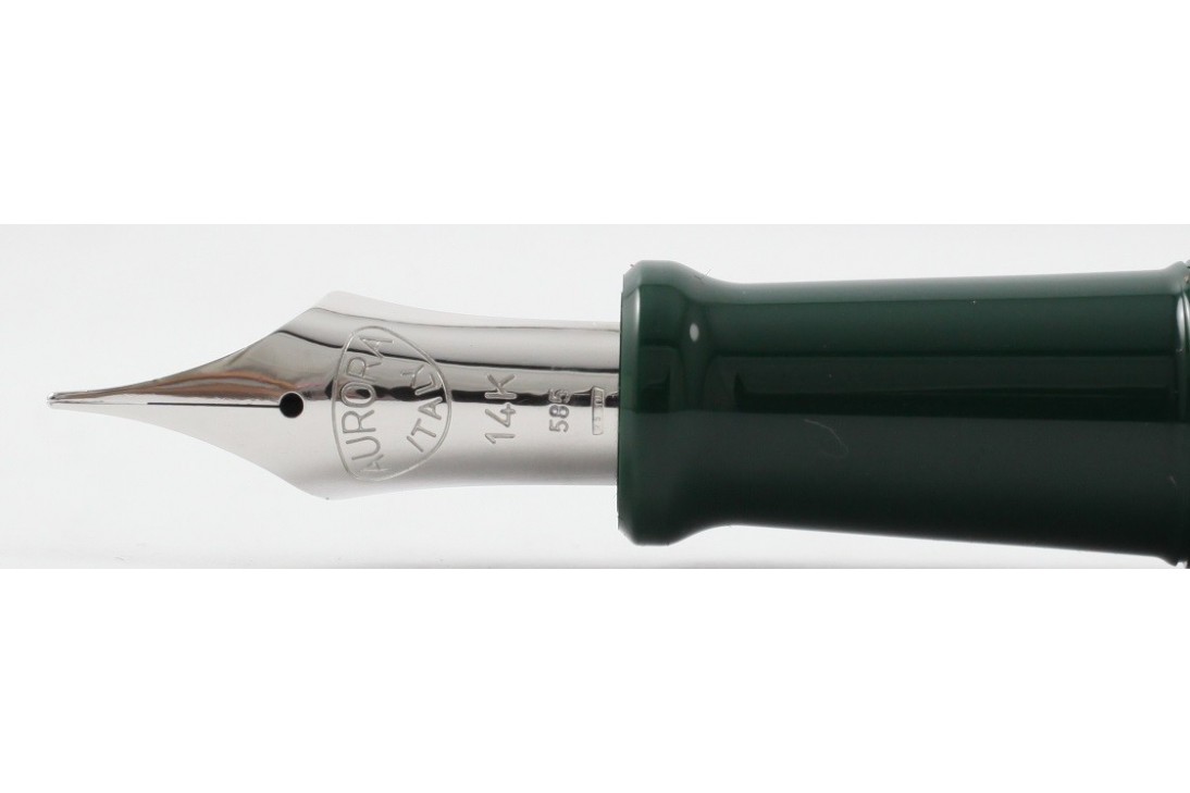 Aurora Limited Edition Optima Green, Flexible Fine Nib Fountain Pen