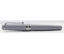 Aurora Limited Edition Optima Grey With Silver Trim, Flexible Fine Nib Fountain Pen