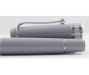 Aurora Limited Edition Optima Grey With Silver Trim, Flexible Fine Nib Fountain Pen