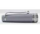 Aurora Limited Edition Optima Grey With Silver Trim, Flexible Fine Nib Fountain Pen