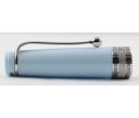 Aurora Limited Edition Optima Light Blue with Silver Trim, Flexible Fine Nib Fountain Pen