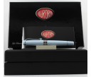 Aurora Limited Edition Optima Light Blue with Silver Trim, Flexible Fine Nib Fountain Pen