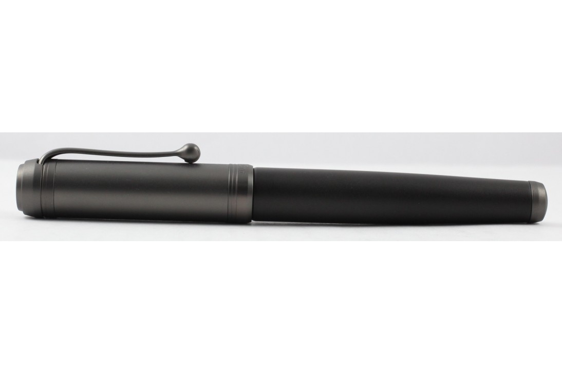 Aurora Talentum Matte Black Metal Cap Fountain Pen