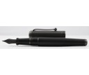 Aurora Talentum Matte Black Metal Cap Fountain Pen