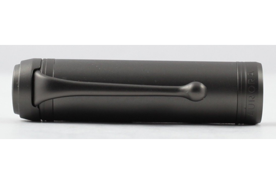 Aurora Talentum Matte Black Metal Cap Fountain Pen