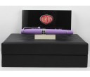 Aurora Limited Edition Optima Purple With Silver Trim, Flexible Fine Nib Fountain Pen