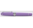 Aurora Limited Edition Optima Purple With Silver Trim, Flexible Fine Nib Fountain Pen