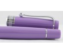 Aurora Limited Edition Optima Purple With Silver Trim, Flexible Fine Nib Fountain Pen