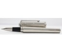 Cartier OP000163 Santos Dumont Rivet Motif In Metal With Palladium Finish Roller Ball Pen