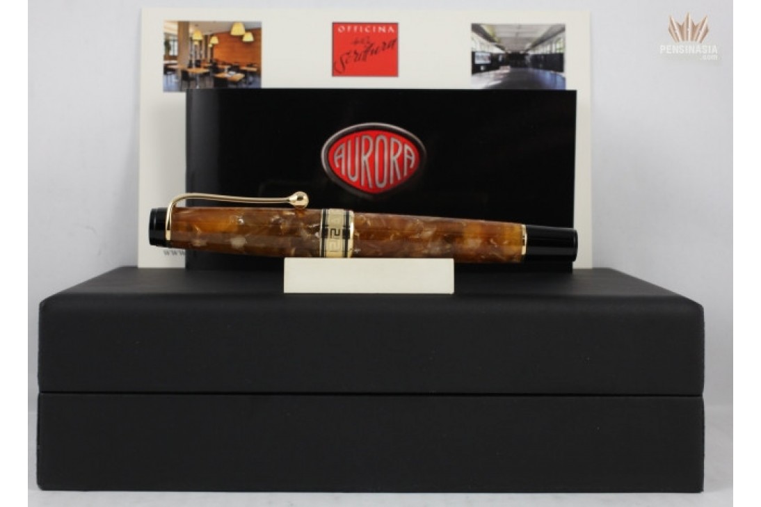 AURORA LIMITED EDITION OPTIMA 365 CAPPUCCINO (TORTOISESHELL) FOUNTAIN PEN