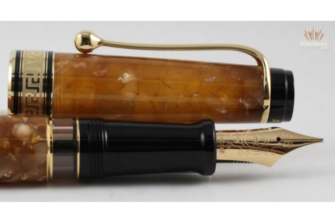 AURORA LIMITED EDITION OPTIMA 365 CAPPUCCINO (TORTOISESHELL) FOUNTAIN PEN