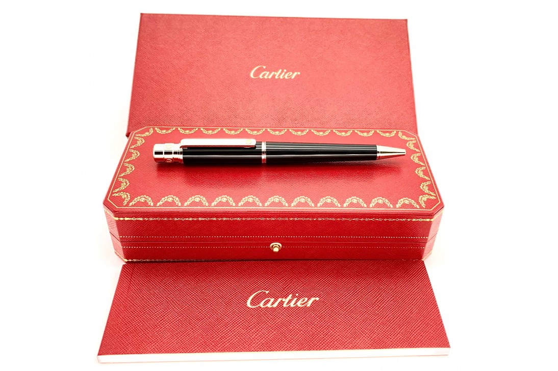 Cartier OP000115 Santos de Cartier Large Composite Palladium & Gold Ball Pen