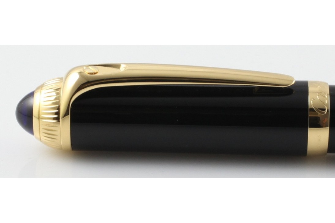 Cartier ST240005 Roadster de Cartier Black Gold Trim Ball Point Pen