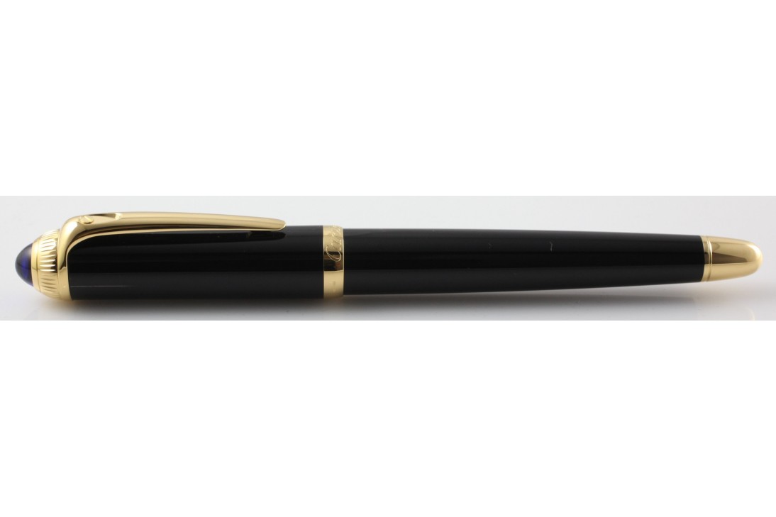 Cartier ST240003 Roadster de Cartier Black Gold Trim Fountain Pen