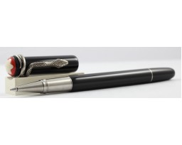 Montblanc MB.114723 Special Edition Heritage Rouge Et Noir Black Roller Ball Pen