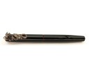 Nakaya Piccolo Long Writer Kuro Tamenuri Fountain Pen with Dragon Stopper