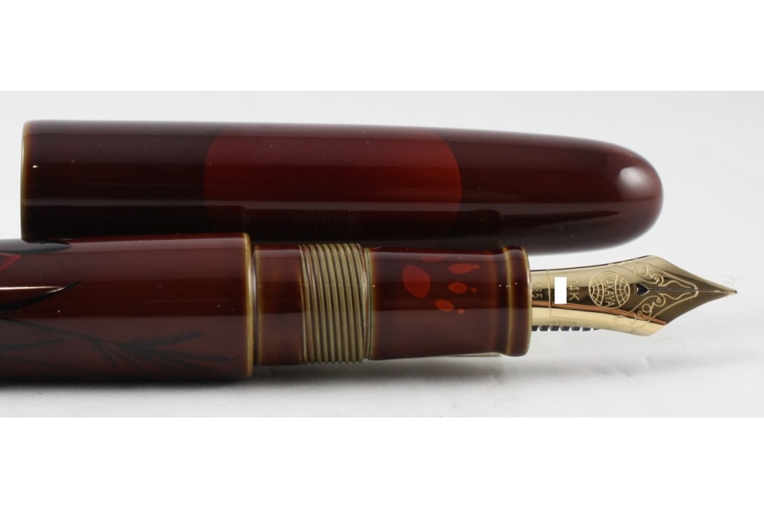 Nakaya Cigar Portable A Fox with the Harvest Moon Fountain Pen