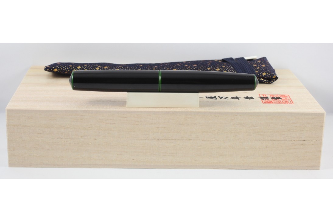 Nakaya Piccolo Cigar Midori Tamenuri Fountain Pen