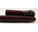 Nakaya Piccolo Long Writer Aka Tamenuri with Turtle Stopper Fountain Pen