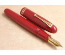 Namiki Emperor Vermilion Roiro Urushi Lacquer with Ring Fountain Pen