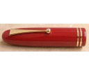 Namiki Emperor Vermilion Roiro Urushi Lacquer with Ring Fountain Pen