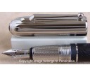 Alfred Dunhill Sidecar Leather Chassis Fountain Pen