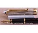 Aurora 88 Ottantotto Silver Linear Regular 814 Fountain Pen