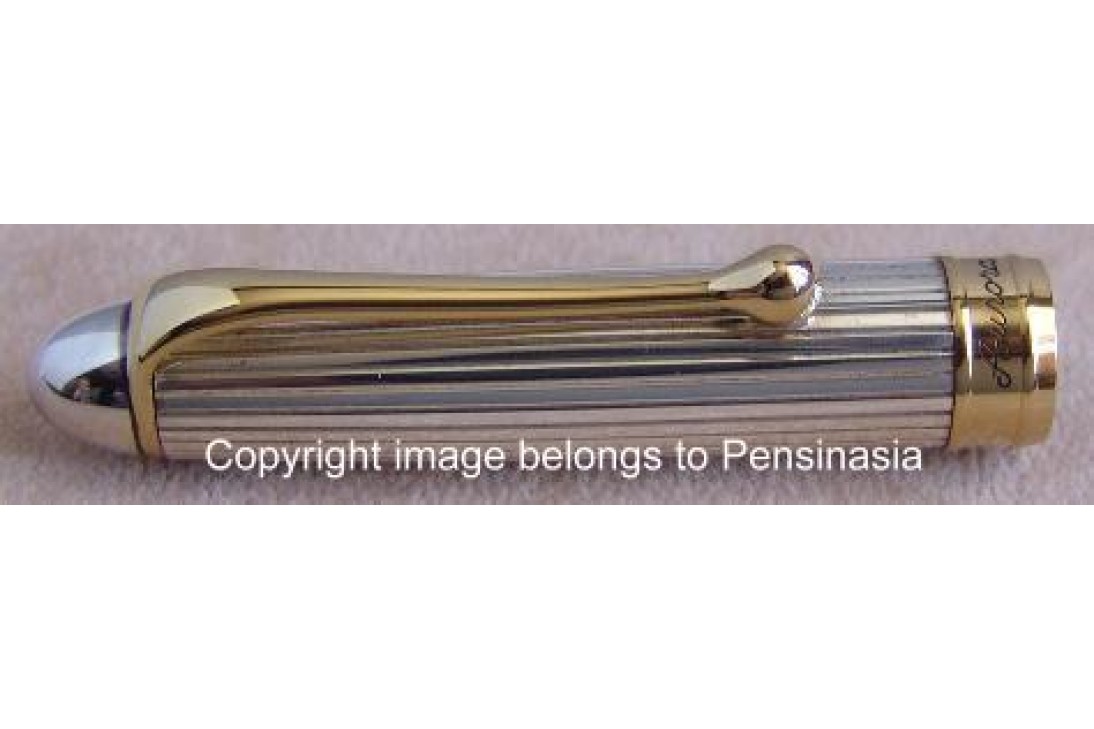 Aurora 88 Ottantotto Silver Linear Regular 814 Fountain Pen