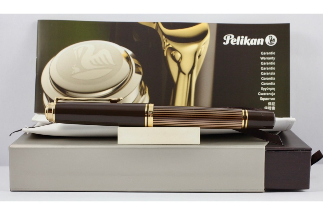 Pelikan Souveran M800 Brown and Black Fountain Pen