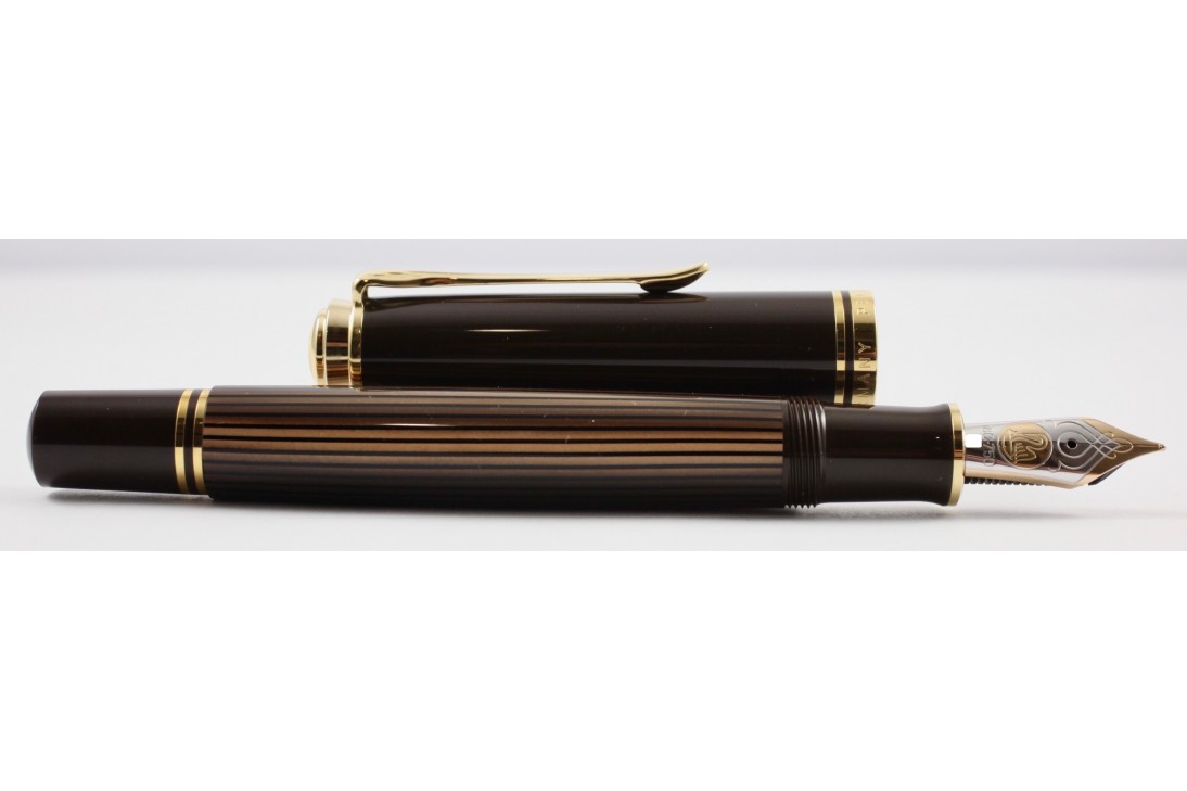 Pelikan Souveran M800 Brown and Black Fountain Pen