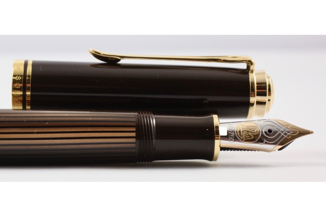 Pelikan Souveran M800 Brown and Black Fountain Pen