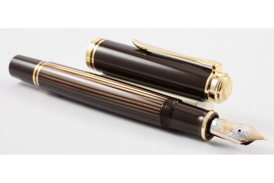 Pelikan Souveran M800 Brown and Black Fountain Pen