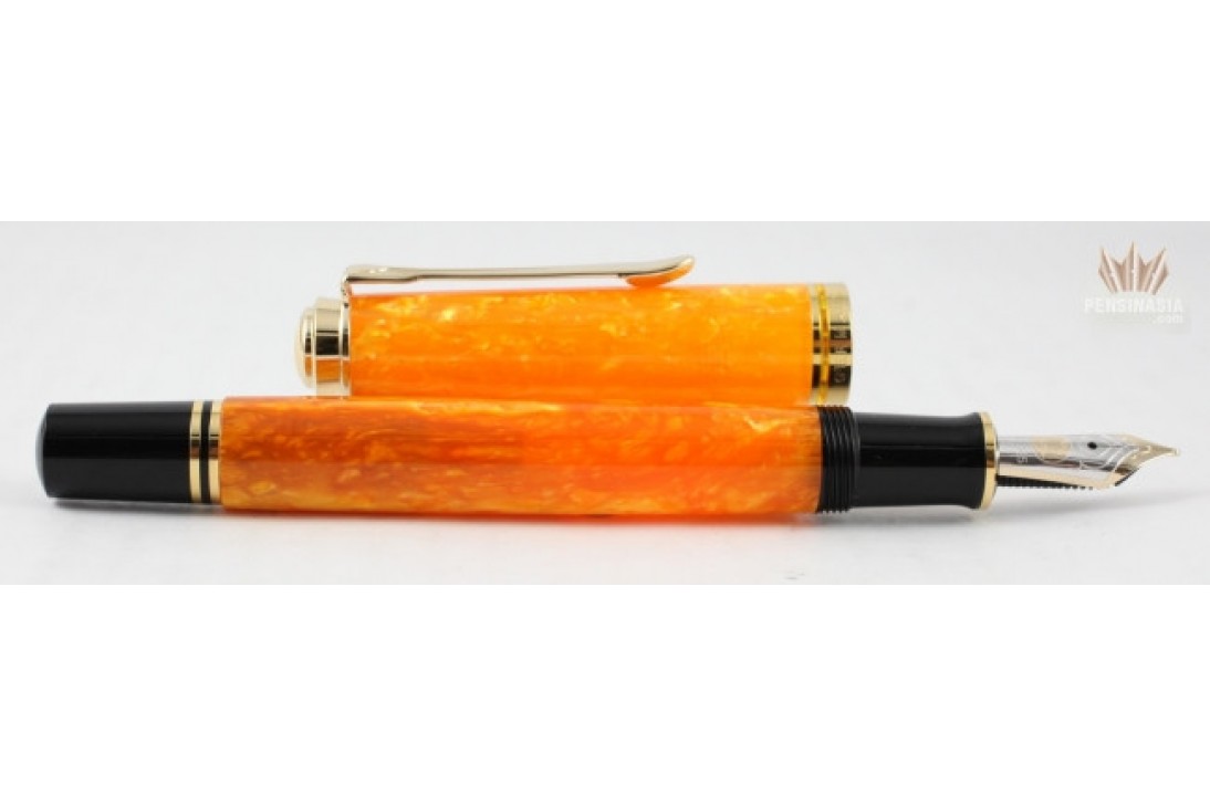 Pelikan Special Edition Souveran M600 Vibrant Orange Fountain Pen