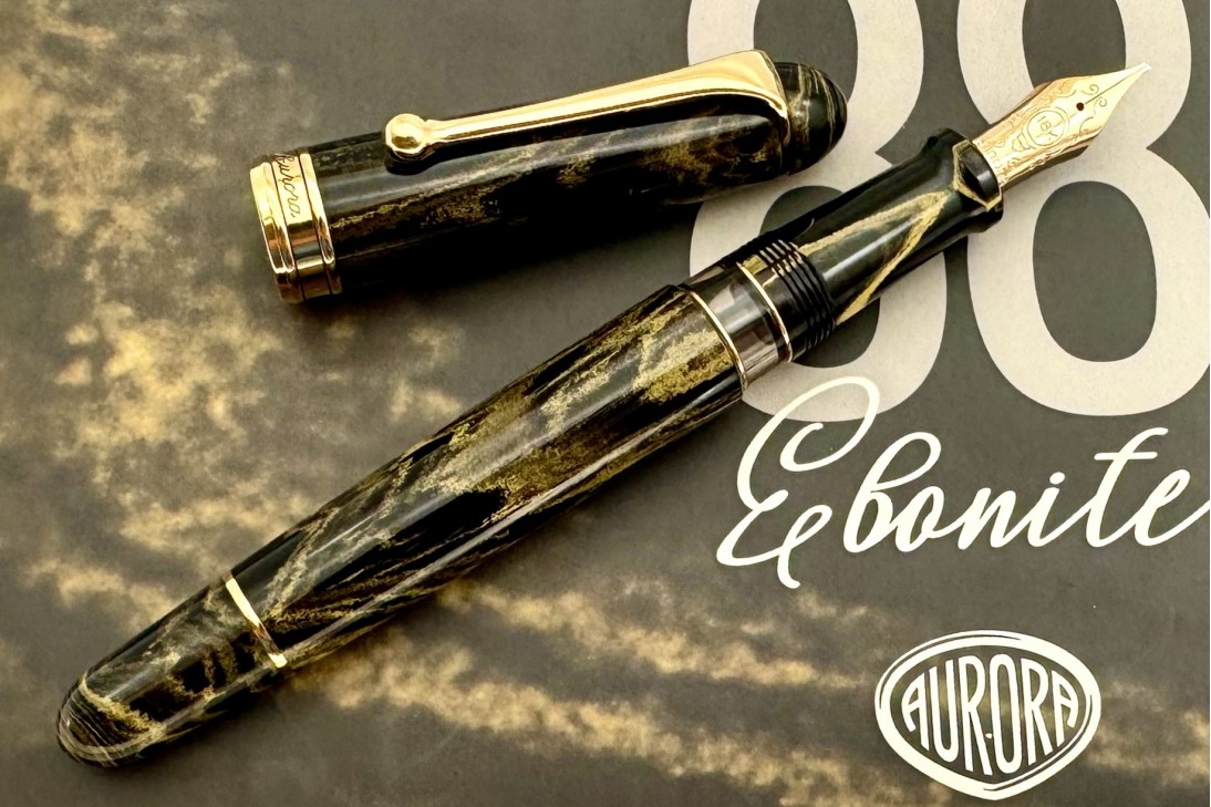 Aurora Limited Edition 88 Ebonite Gialla Fountain Pen