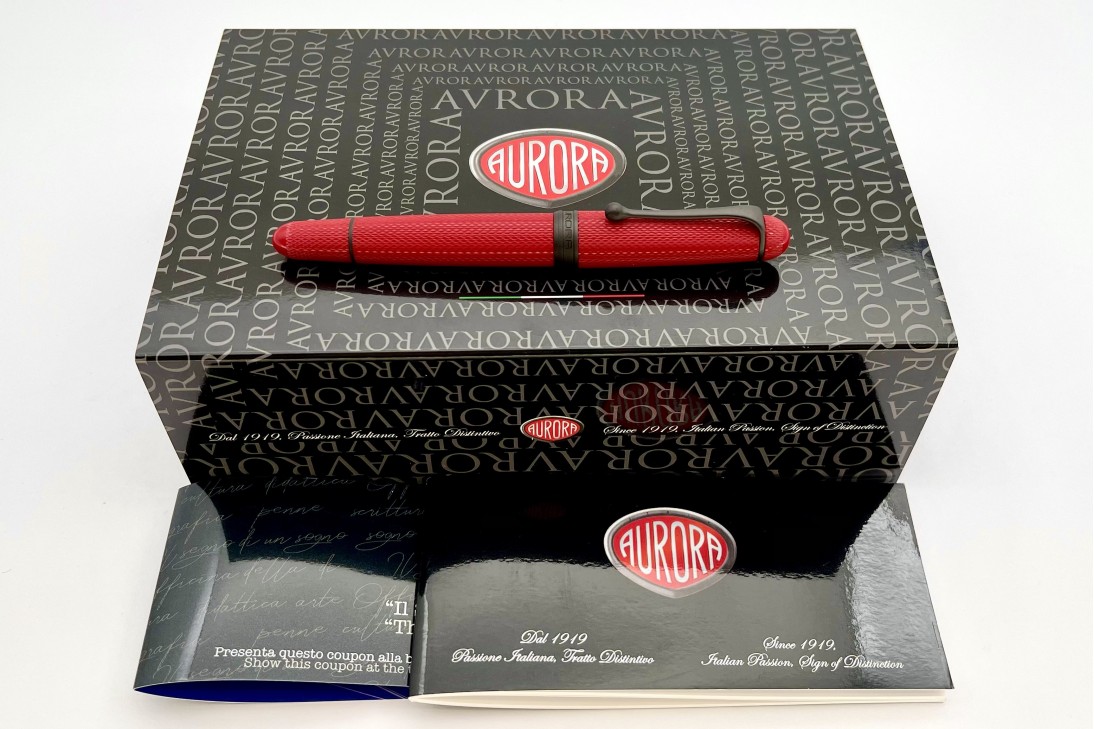 Aurora Limited Edition 88 Red Mamba Fountain Pen