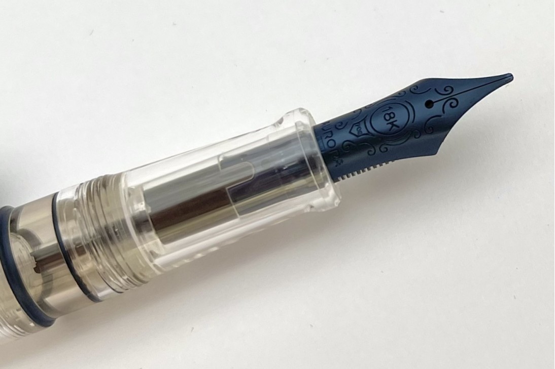 Aurora Limited Edition Trilobiti Cobalt Blue Demonstrator Fountain Pen