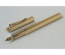 Caran d'ache Ecridor Chevron Gold Plated Fountain Pen