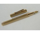 Caran d'ache Ecridor Chevron Gold Plated Fountain Pen