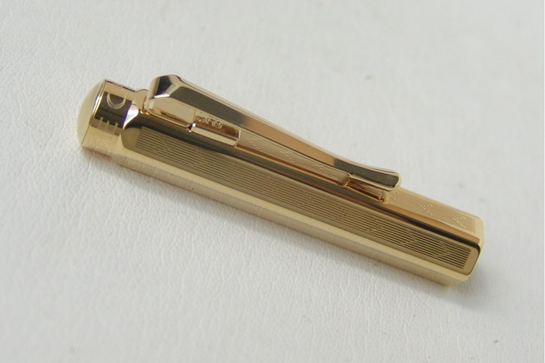 Caran d'ache Ecridor Chevron Gold Plated Fountain Pen