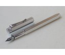 Caran d'ache Ecridor Chevron Silver Rhodium Plated Fountain Pen