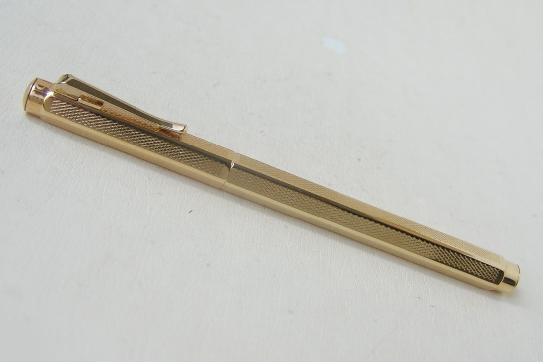Caran d'ache Ecridor Retro Gold Plated Roller Ball Pen