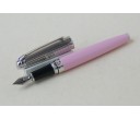 Caran d'ache Leman Bicolour Pink Rhodium Plated Fountain Pen