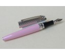 Caran d'ache Leman Bicolour Pink Rhodium Plated Fountain Pen
