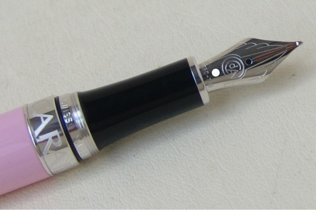 Caran d'ache Leman Bicolour Pink Rhodium Plated Fountain Pen